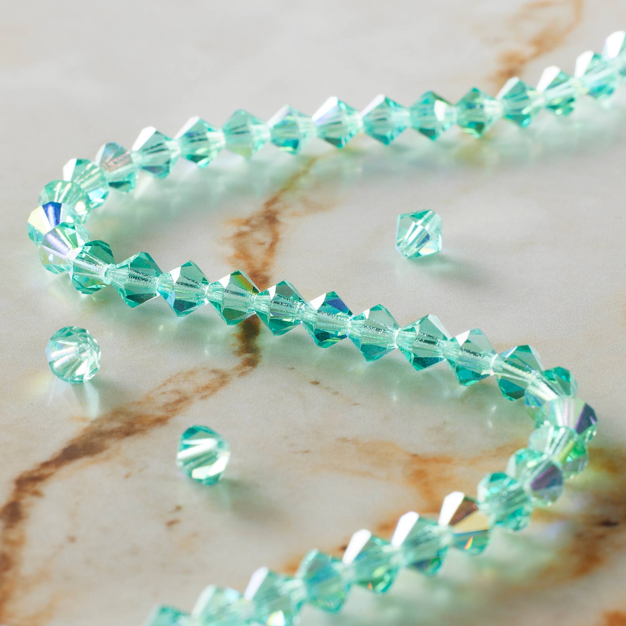Preciosa Glass Crystal Bicone Beads